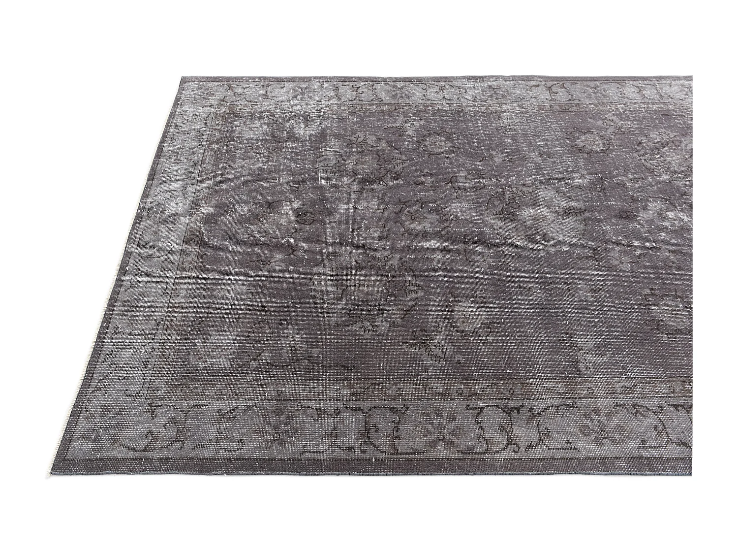 Tapis de laine 152x244 gris Ultra Vintage
