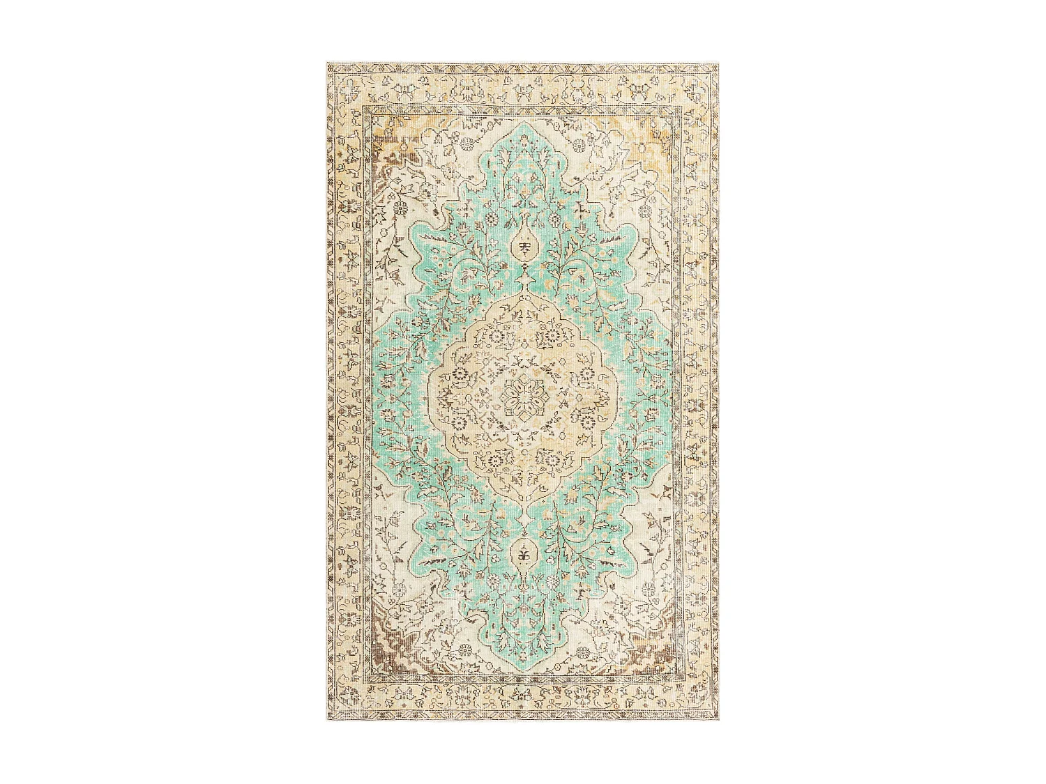 Tapis de laine 170x287 beige Ultra Vintage