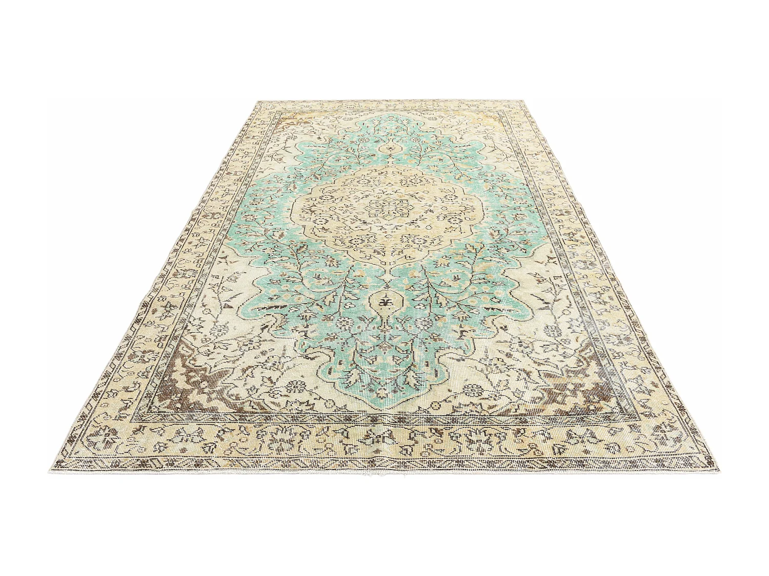 Tapis de laine 170x287 beige Ultra Vintage