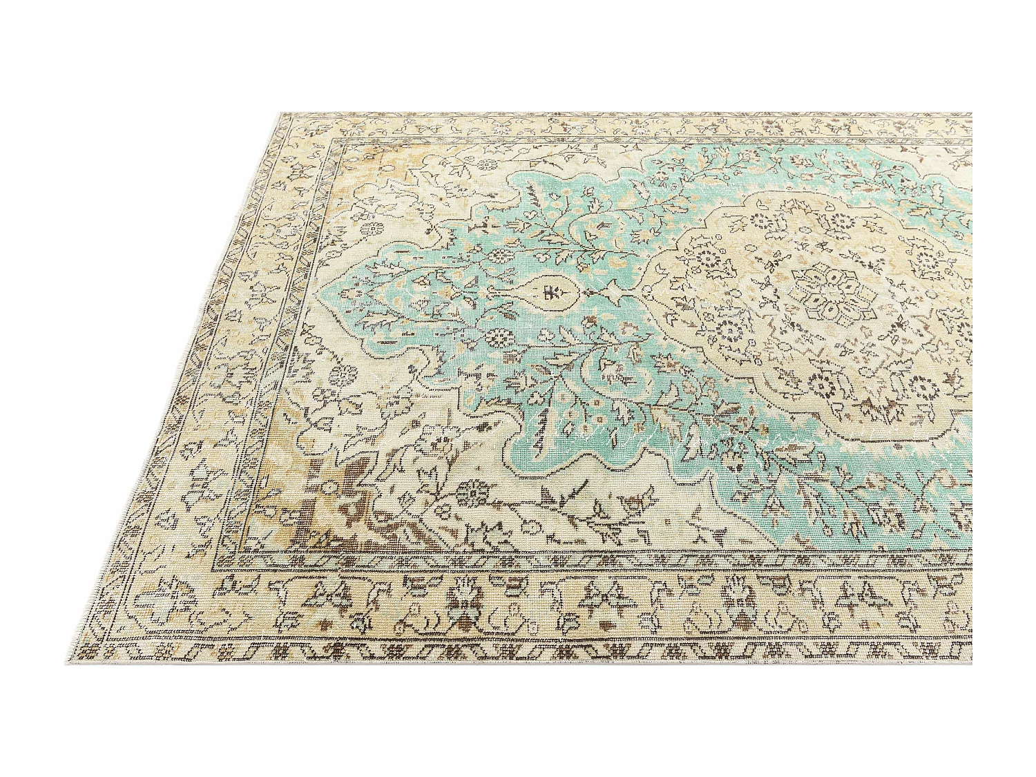 Tapis de laine 170x287 beige Ultra Vintage