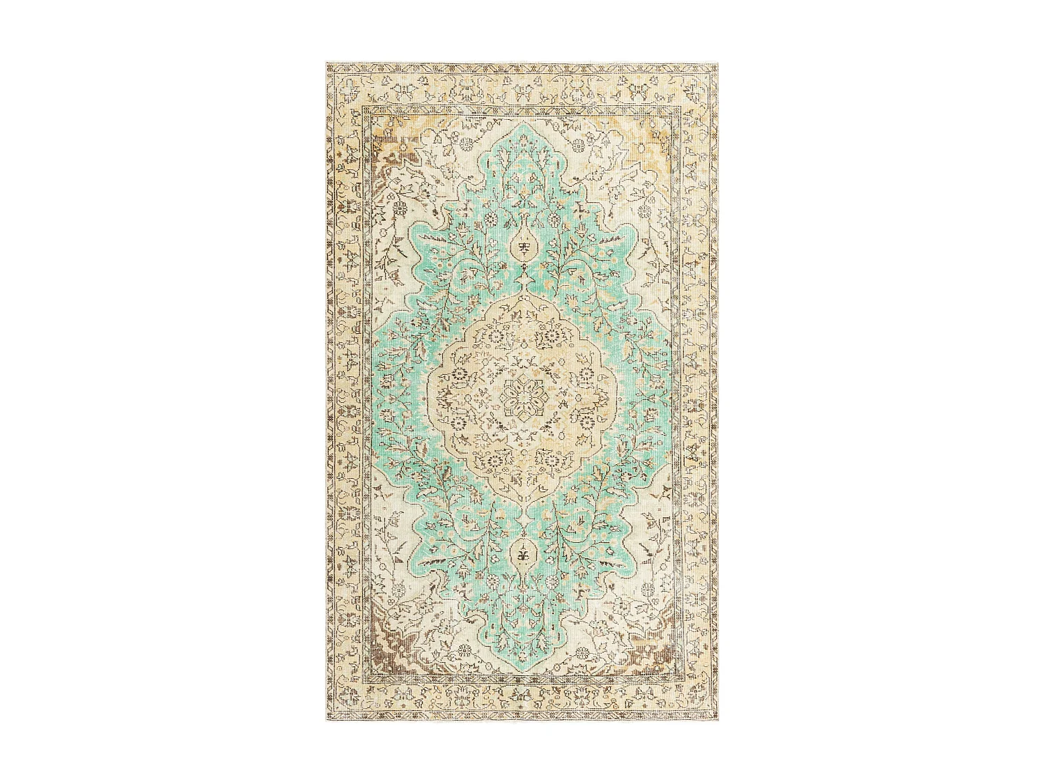 Tapis de laine 170x287 beige Ultra Vintage