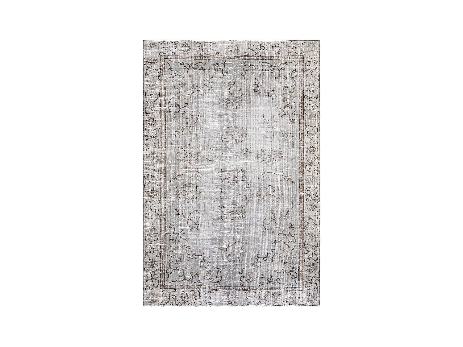 Tapis de laine 185x274 gris Ultra Vintage