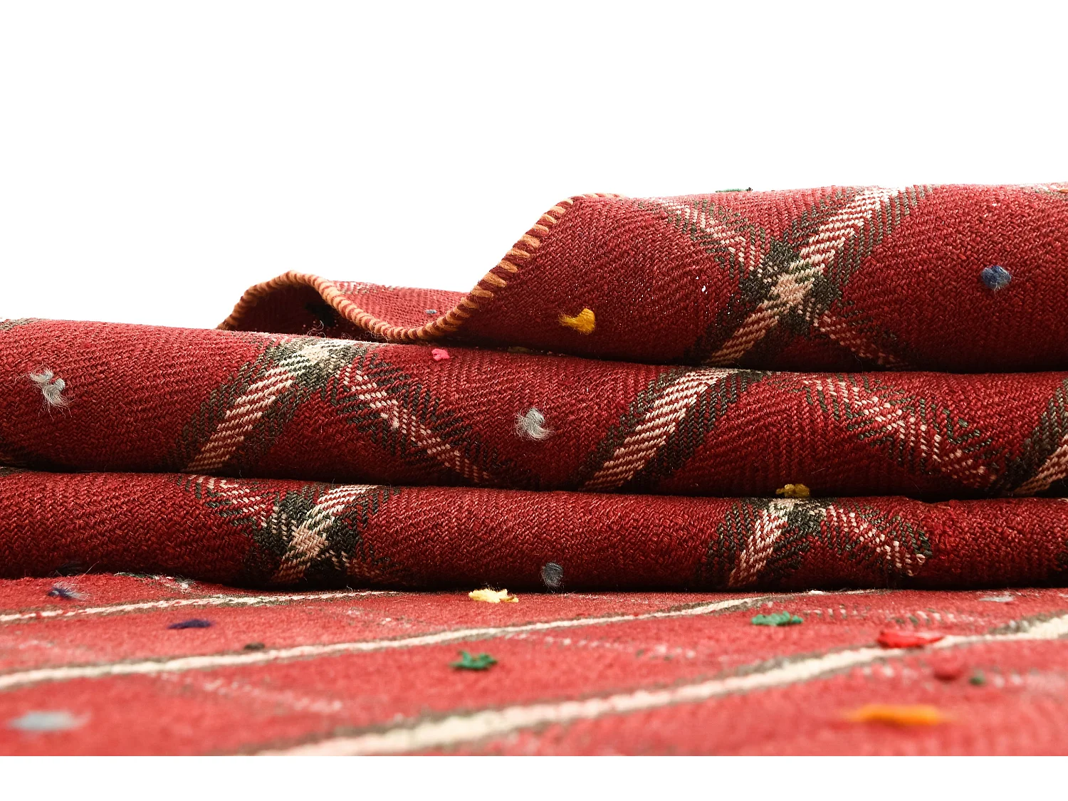 Wollteppich 133x202 Rot Jajim