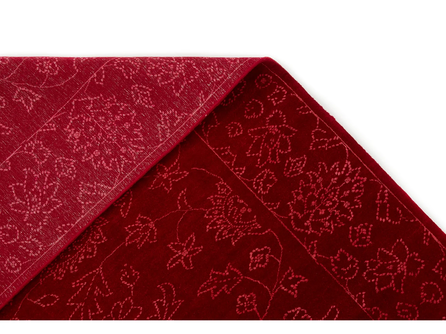 Tapis de laine 222x294 rouge Modern Nila