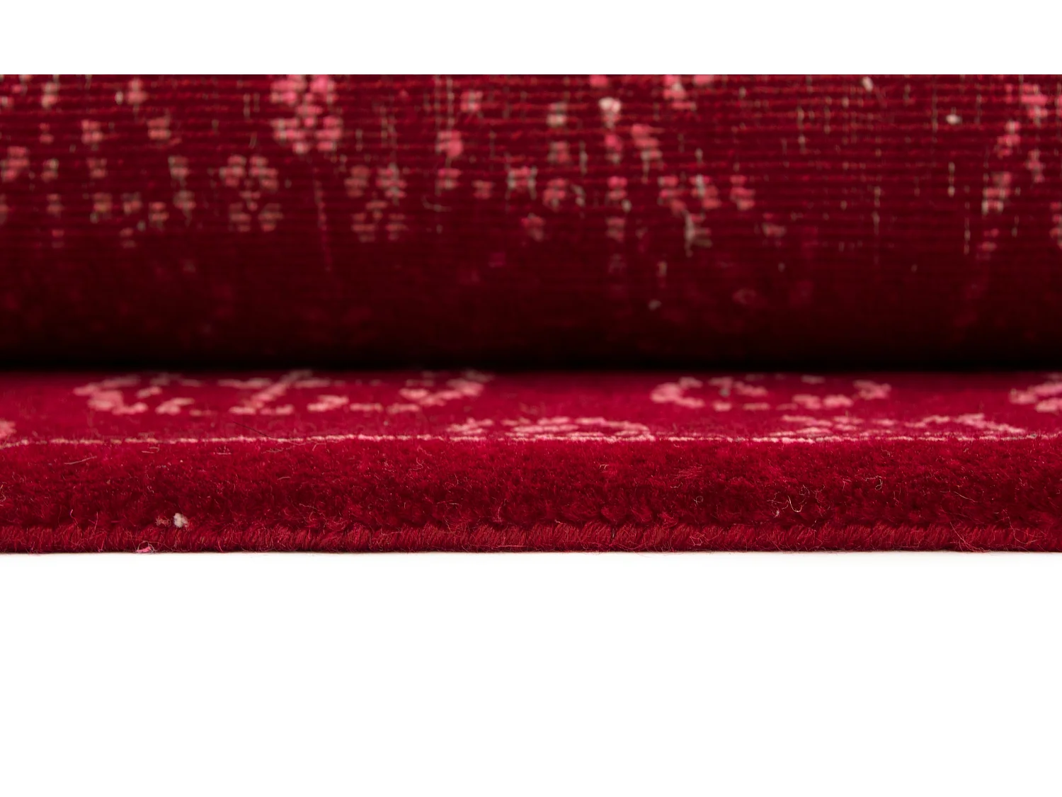 Tapis de laine 222x294 rouge Modern Nila