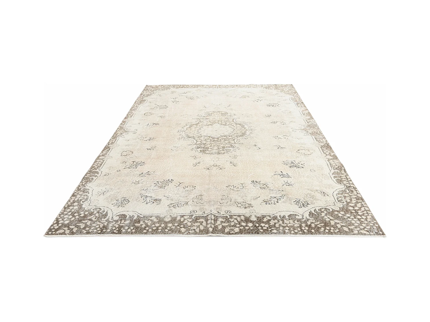 Tappeto in lana 206x290 beige Ultra Vintage