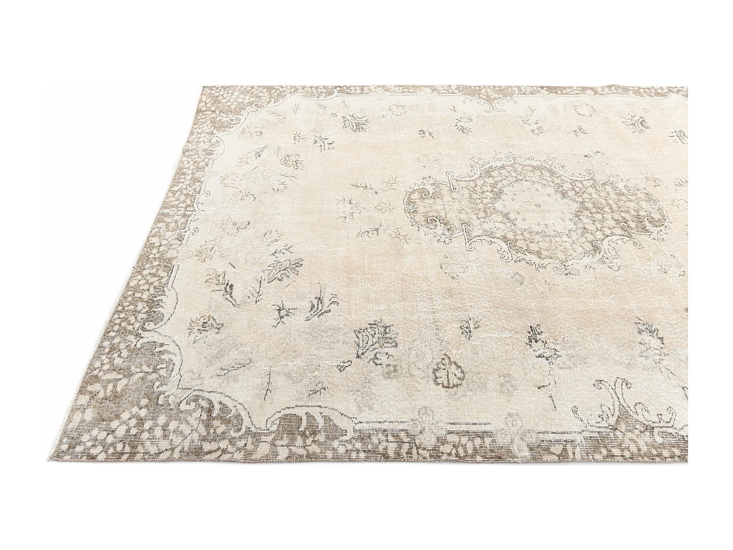 Tappeto in lana 206x290 beige Ultra Vintage
