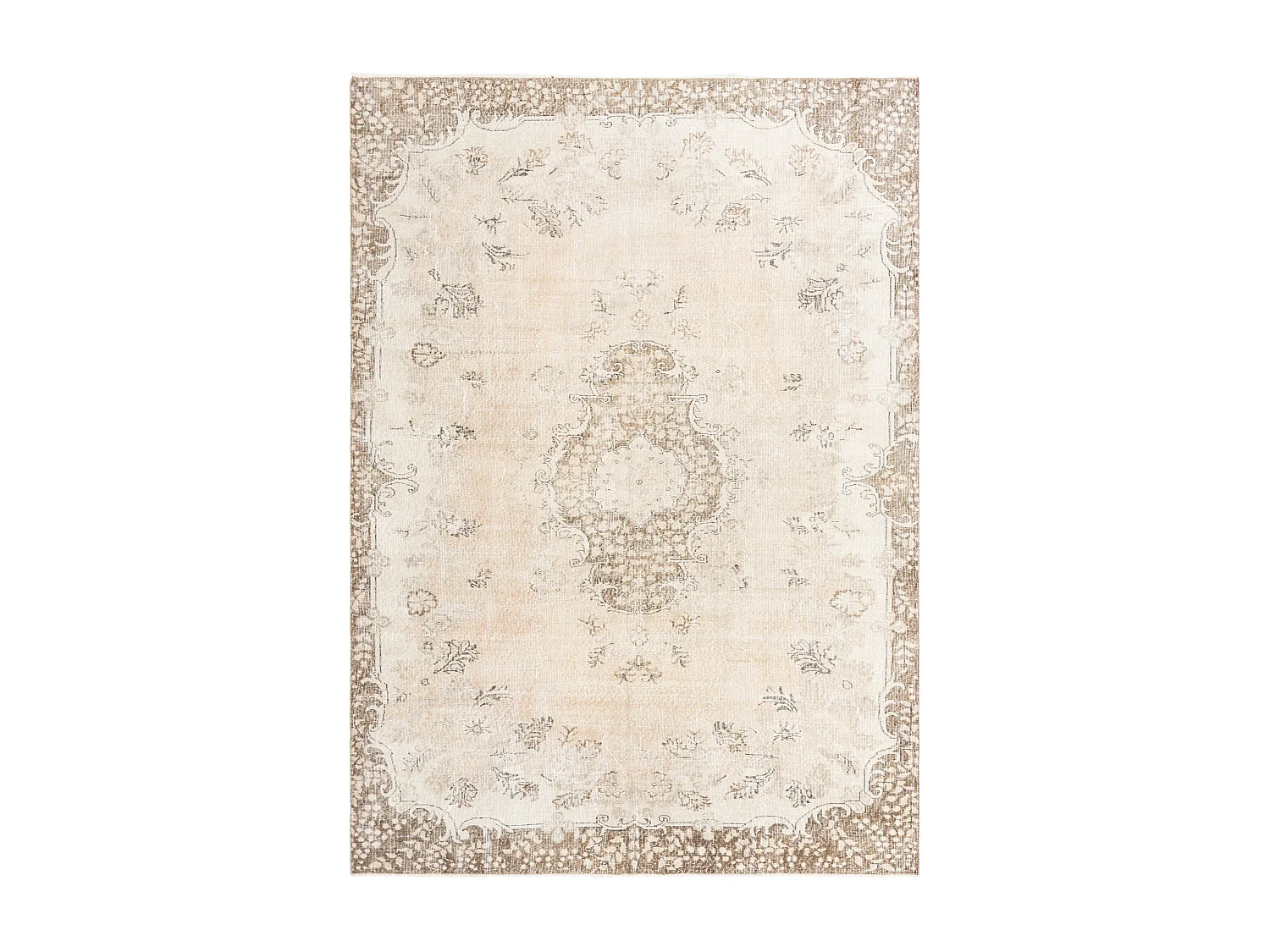 Tapis de laine 206x290 beige Ultra Vintage