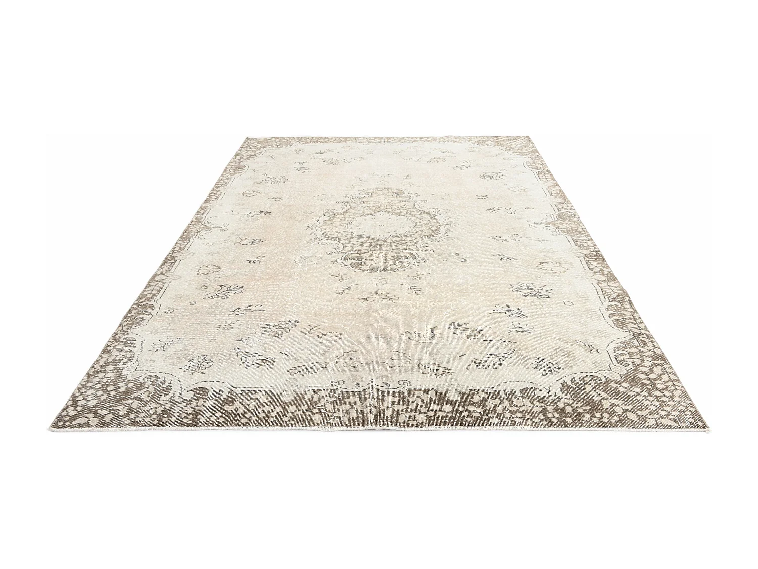 Tapis de laine 206x290 beige Ultra Vintage