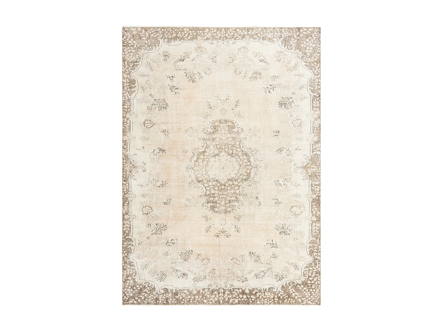 Tapis de laine 206x290 beige Ultra Vintage