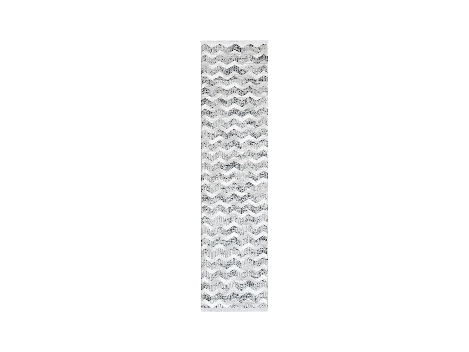 Läufer-Wollteppich 75x414 Beige Ghom
