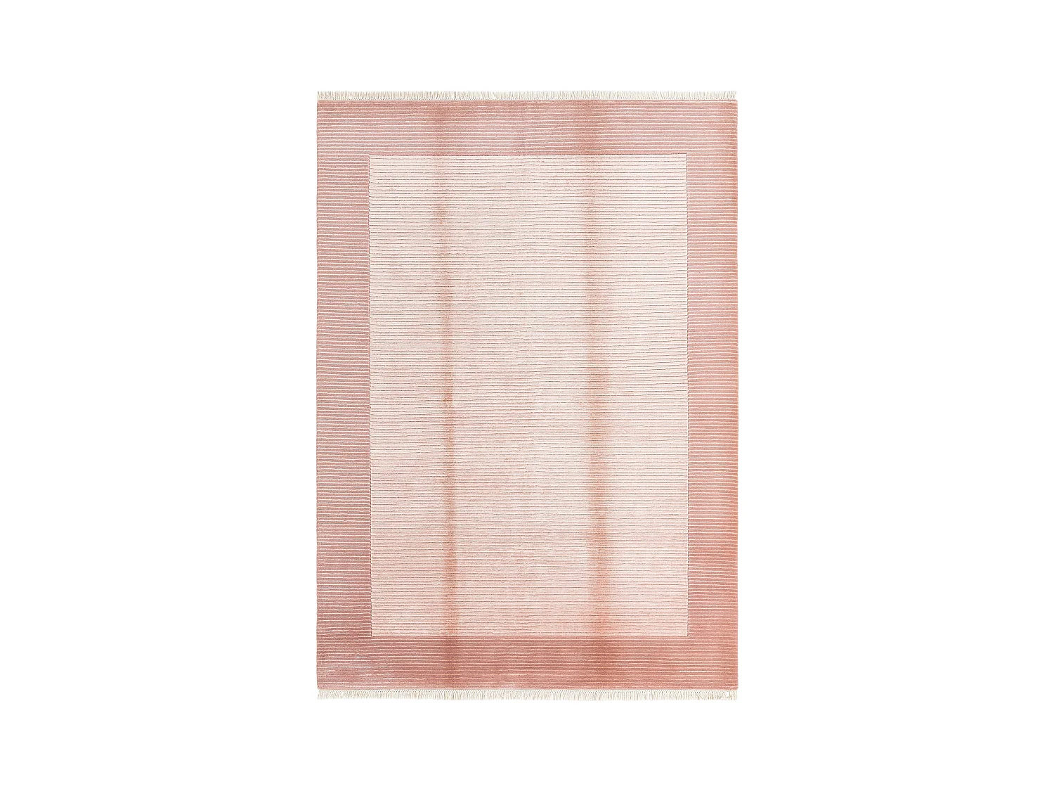 Tapis de laine 173x241 rose Darya