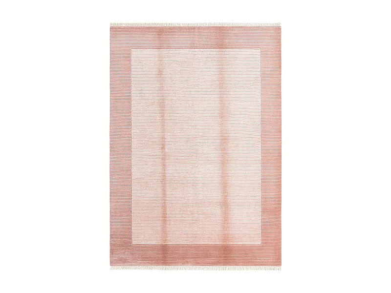 Tapis de laine 173x241 rose Darya