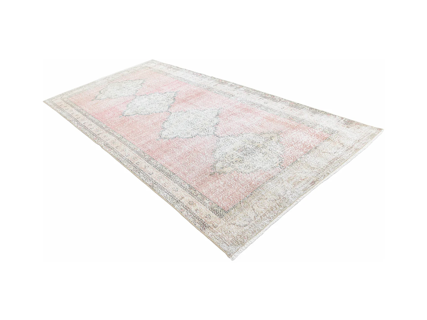 Wollteppich 147x302 Beige Ultra Vintage