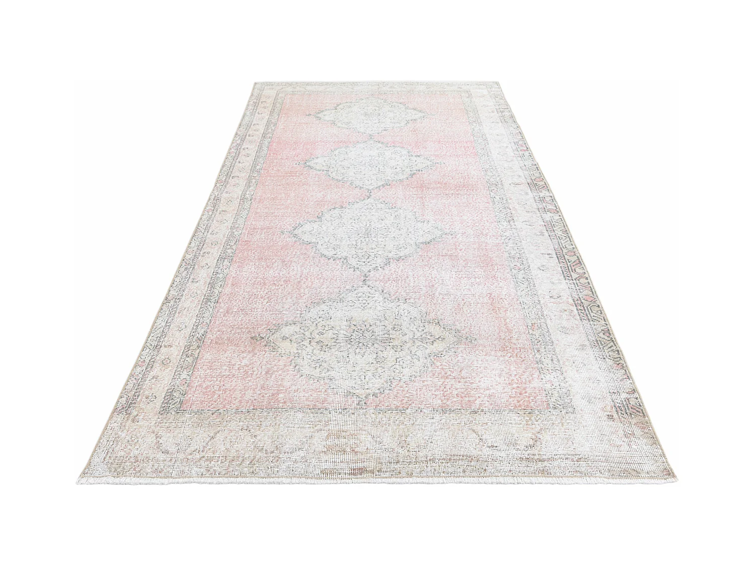 Wollteppich 147x302 Beige Ultra Vintage