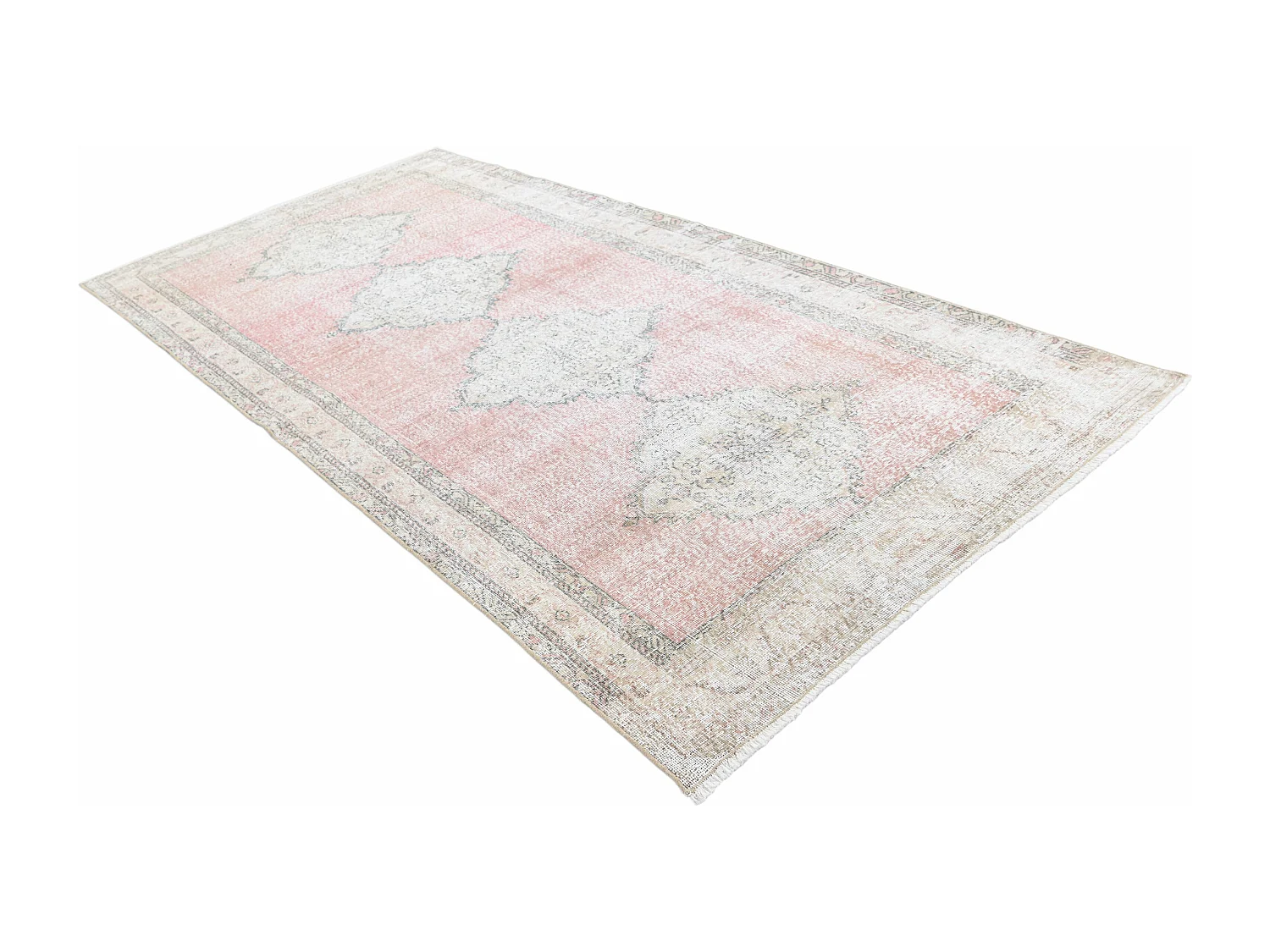 Tapis de laine 147x302 beige Ultra Vintage