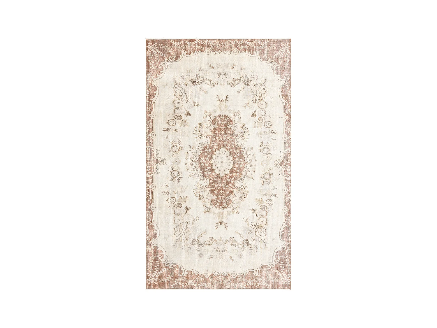 Wollteppich 160x277 Beige Ultra Vintage