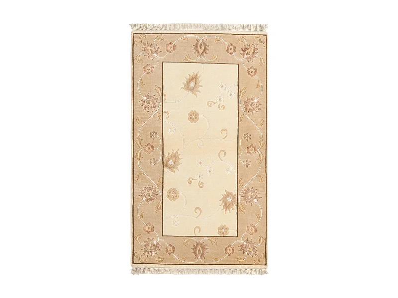 Wollteppich 91x160 Beige Darya