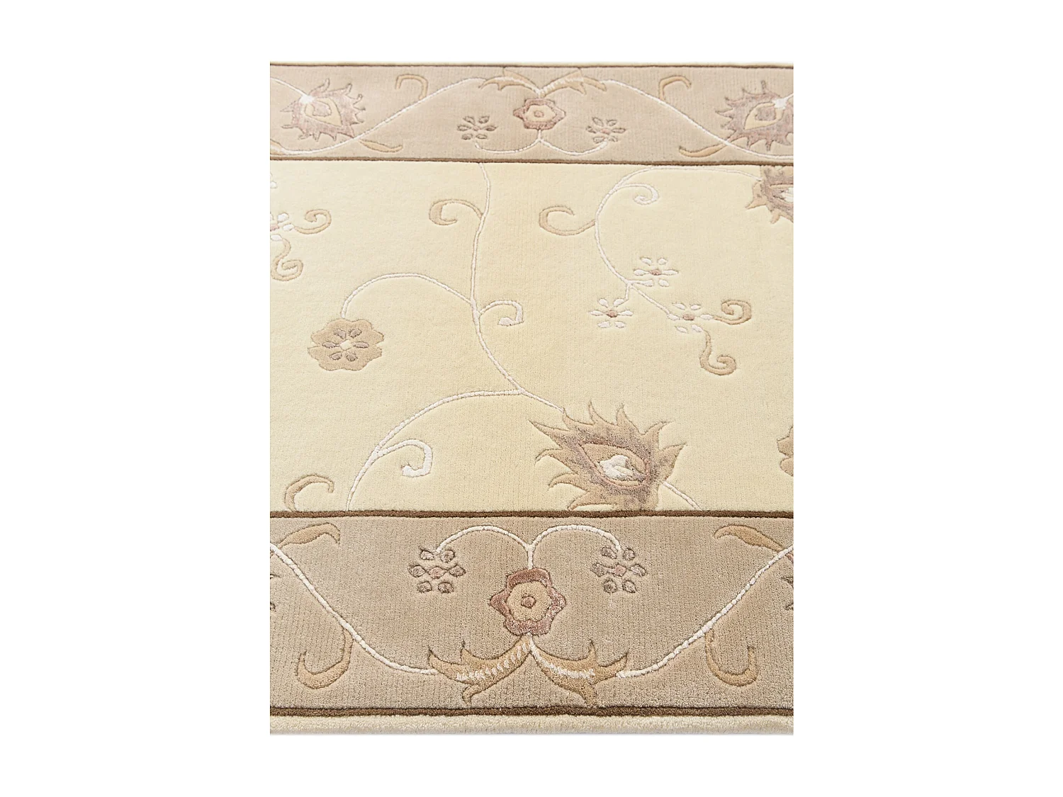 Wollteppich 91x160 Beige Darya