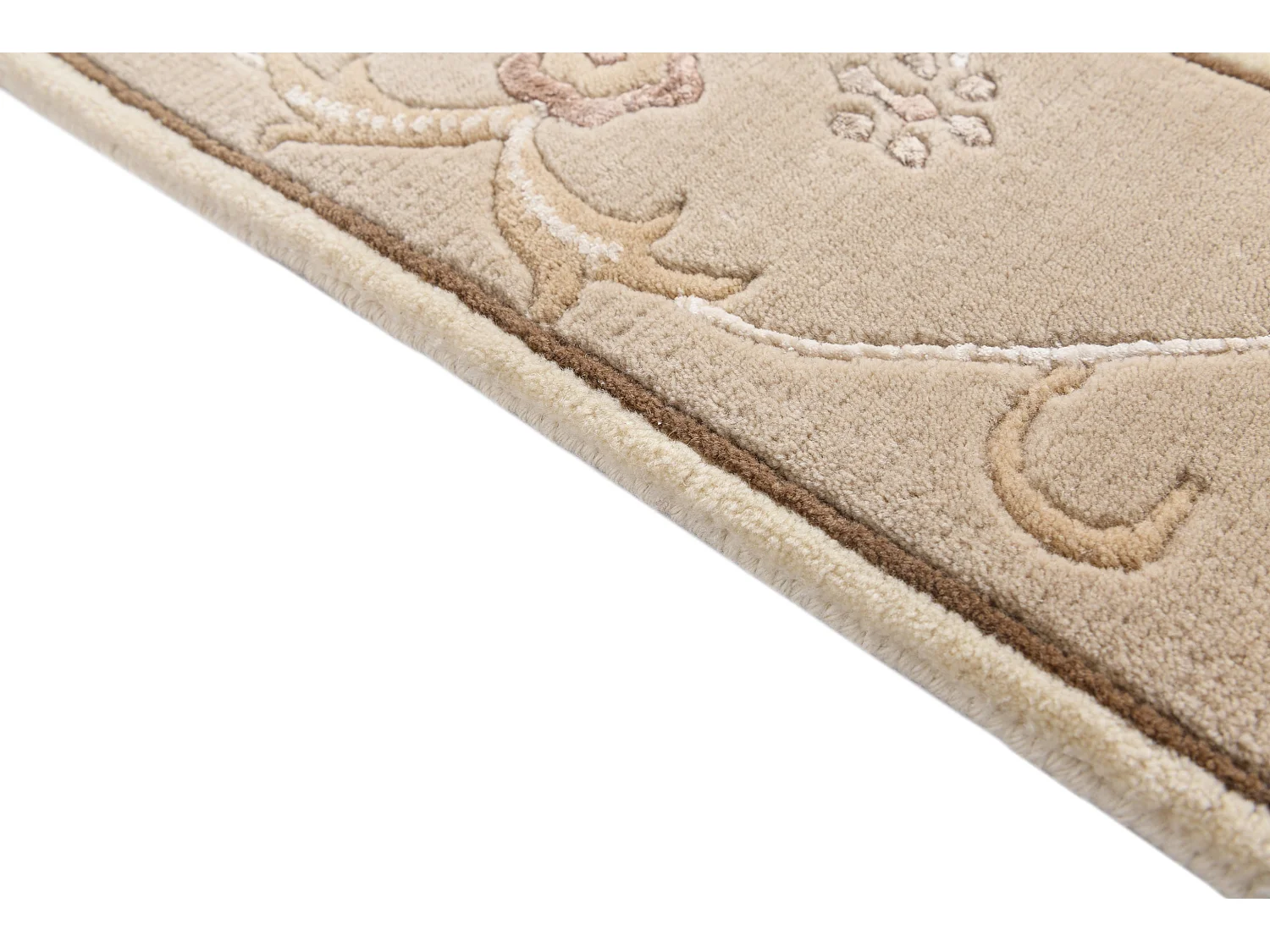 Wollteppich 91x160 Beige Darya