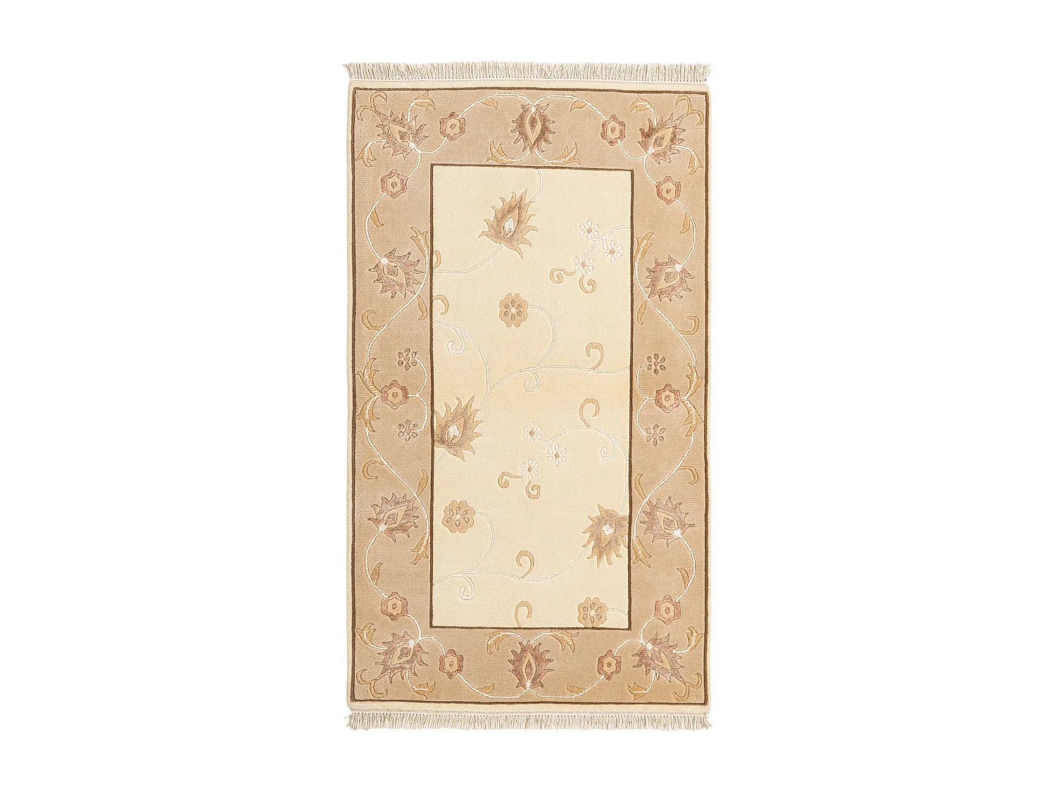 Tapis de laine 91x160 beige Darya