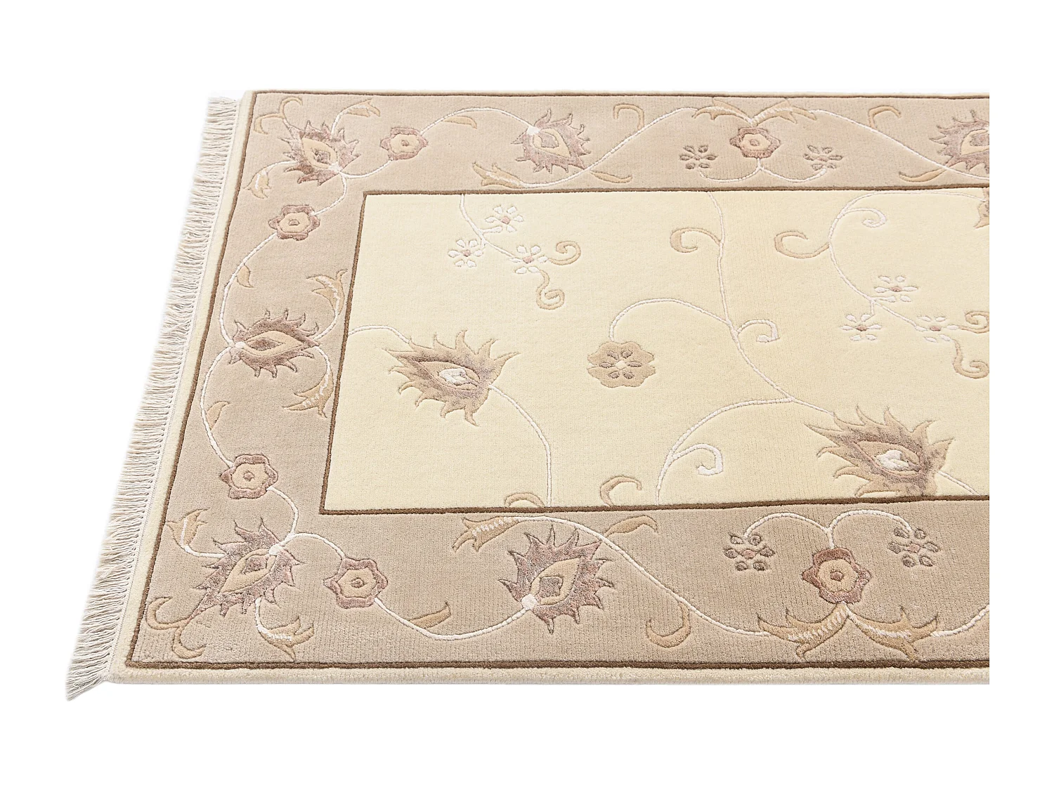 Tapis de laine 91x160 beige Darya