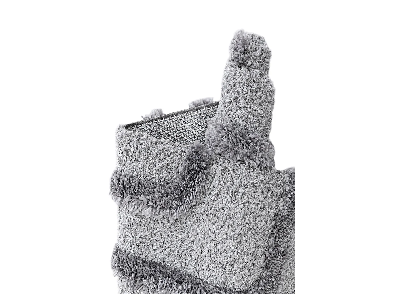 Tapis shaggy 240x305 gris Thun Artem