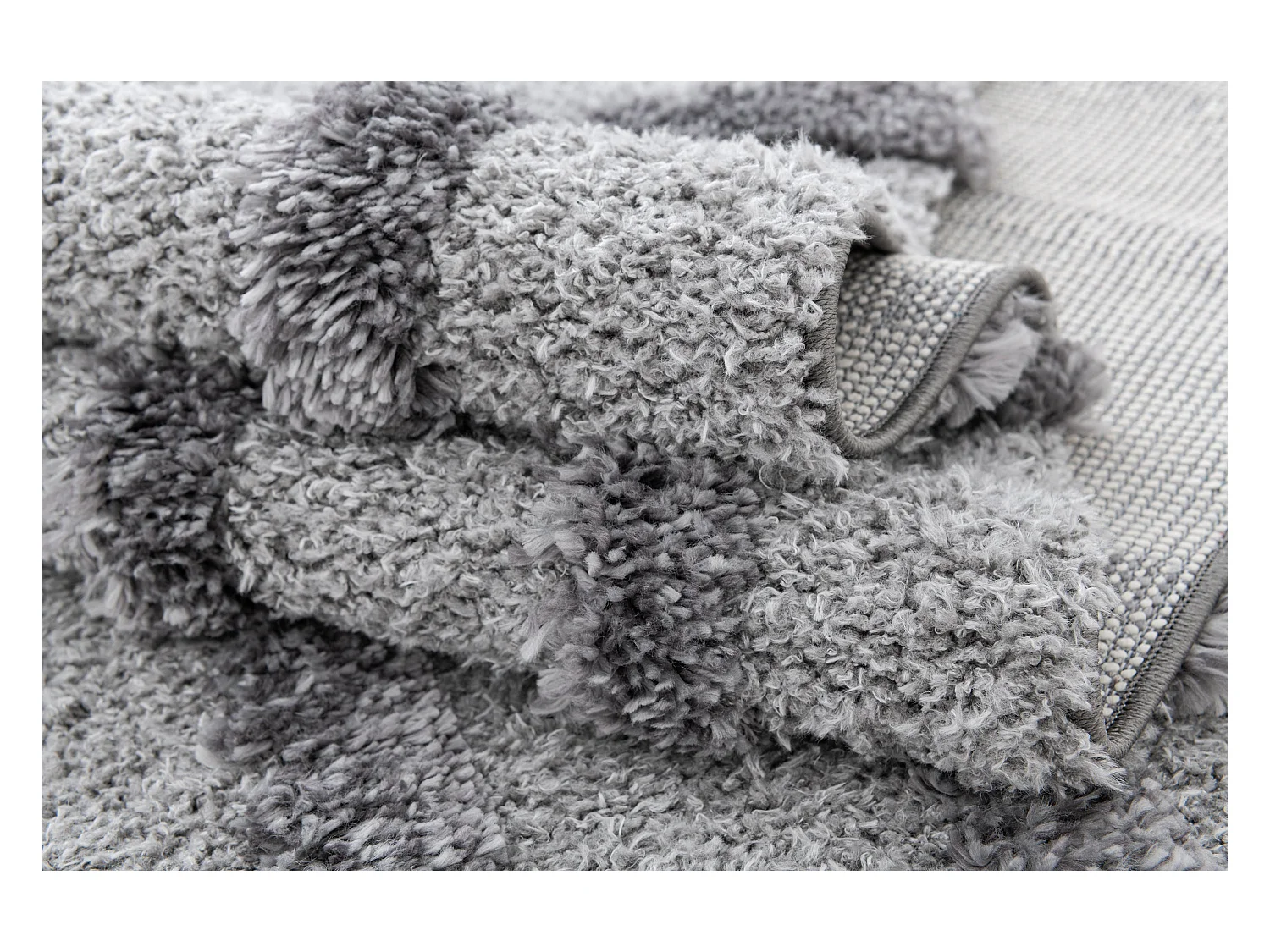 Hoogpolig tapijt 305x240 Grijs Thun Artem