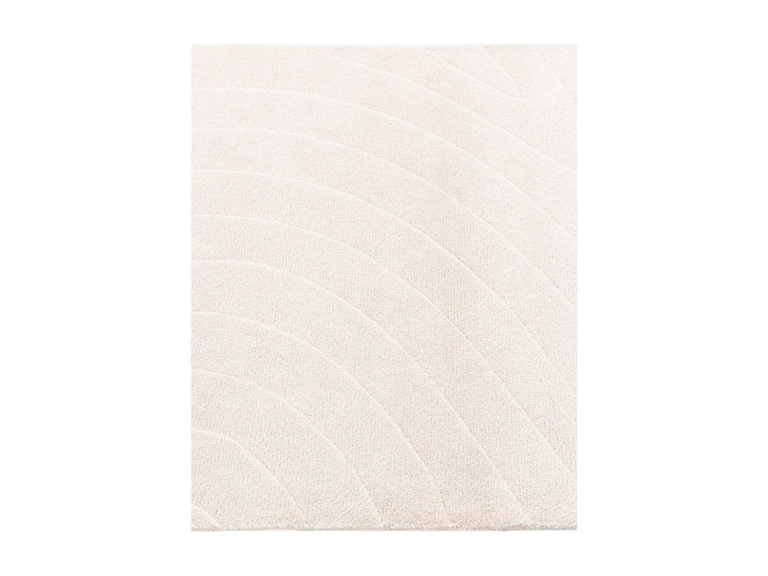 Läufer-Wollteppich 81x300 Beige Darya