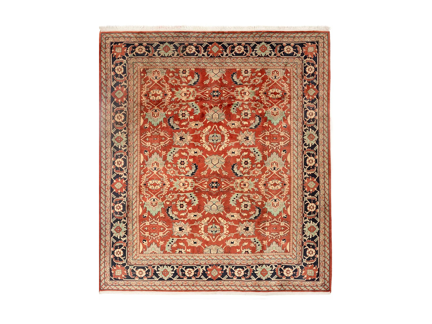 Tappeto in lana 260x305 rosso Tabriz