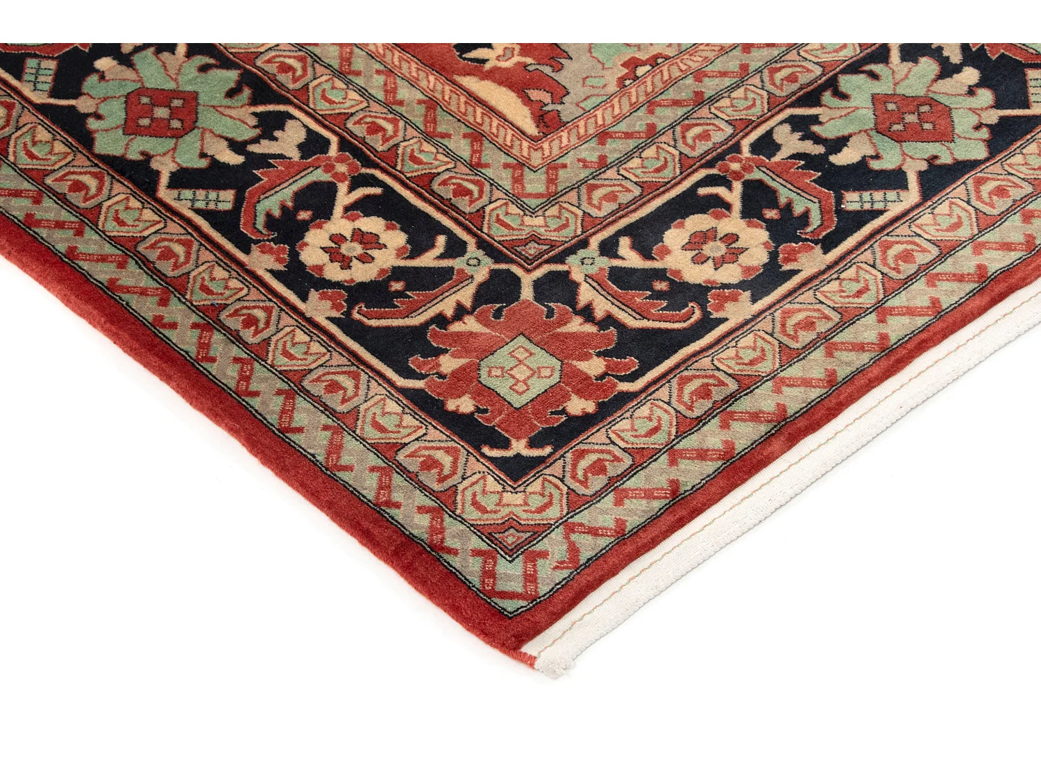 Tapis de laine 260x305 rouge Tabriz