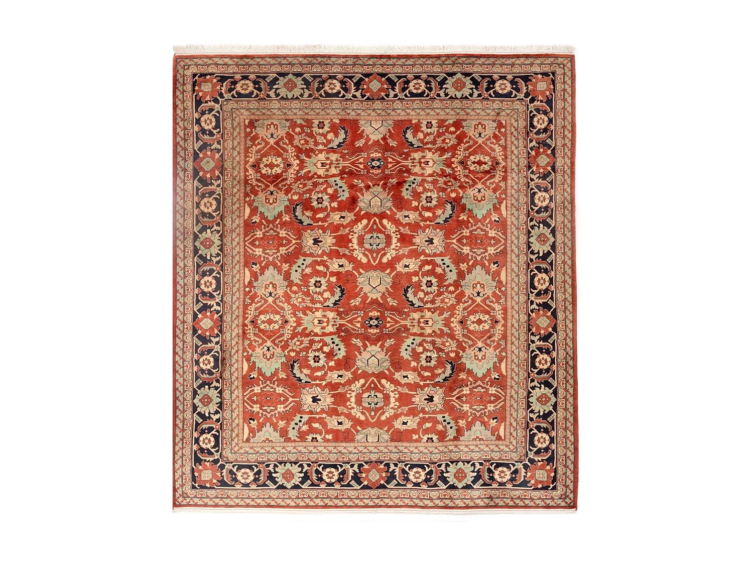 Tapis de laine 260x305 rouge Tabriz