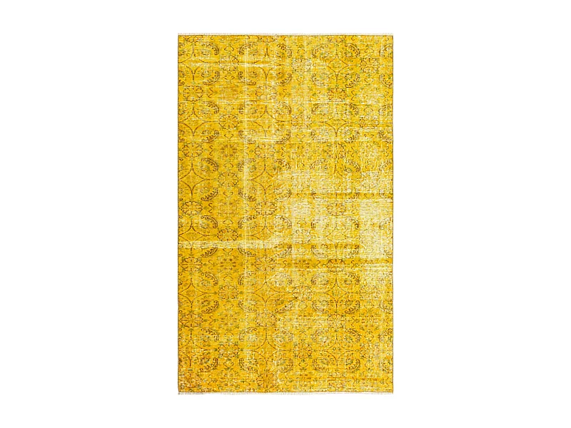 Wollteppich 135x226 Gelb Ultra Vintage