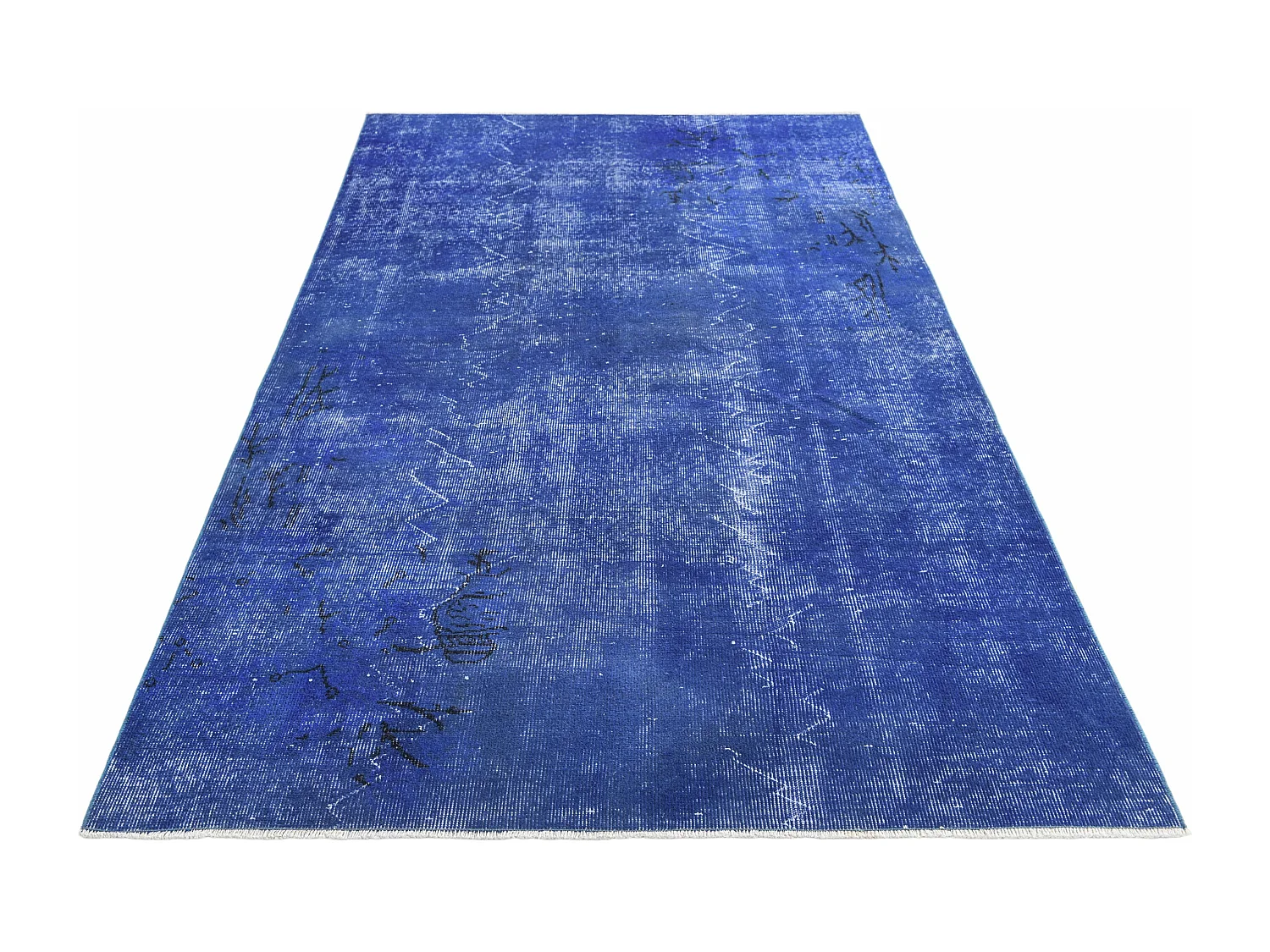 Woltapijt 246x132 Blauw Ultra Vintage