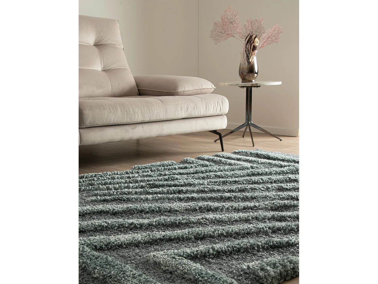 Tapis shaggy 240x305 Bleu Thun Avis