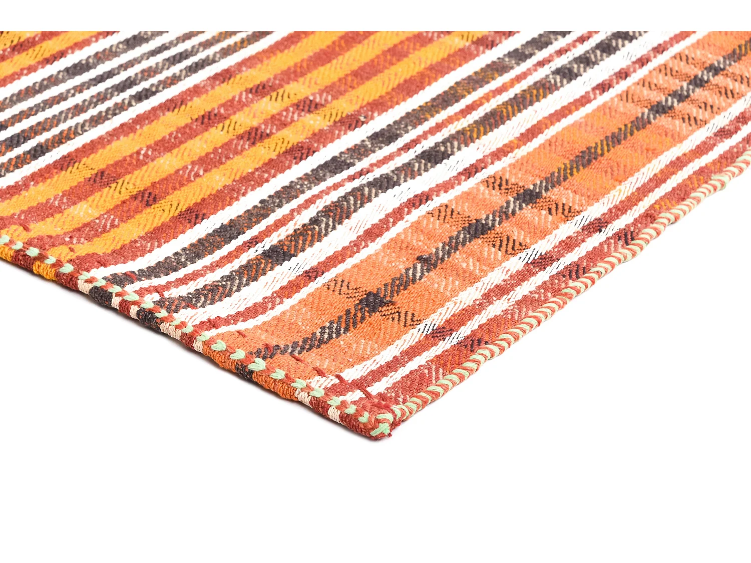 Tapis de laine 153x207 jaune Jajim