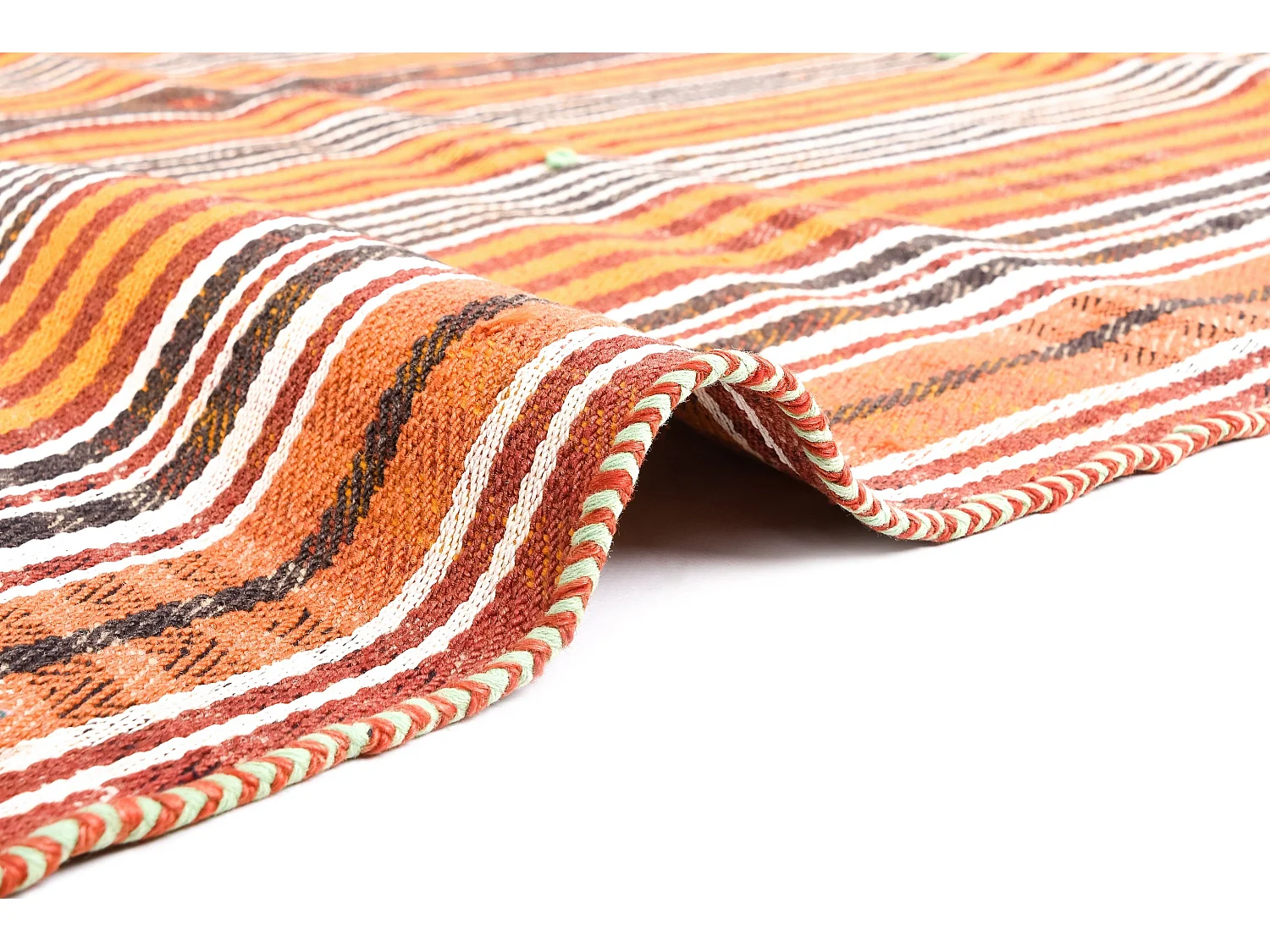 Tapis de laine 153x207 jaune Jajim