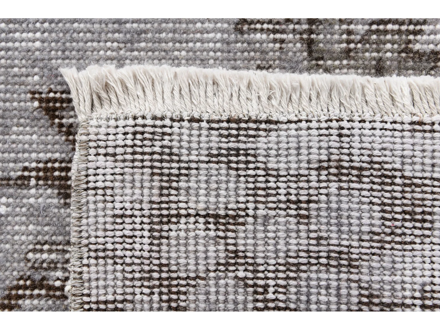 Tapis de laine 185x292 gris Ultra Vintage