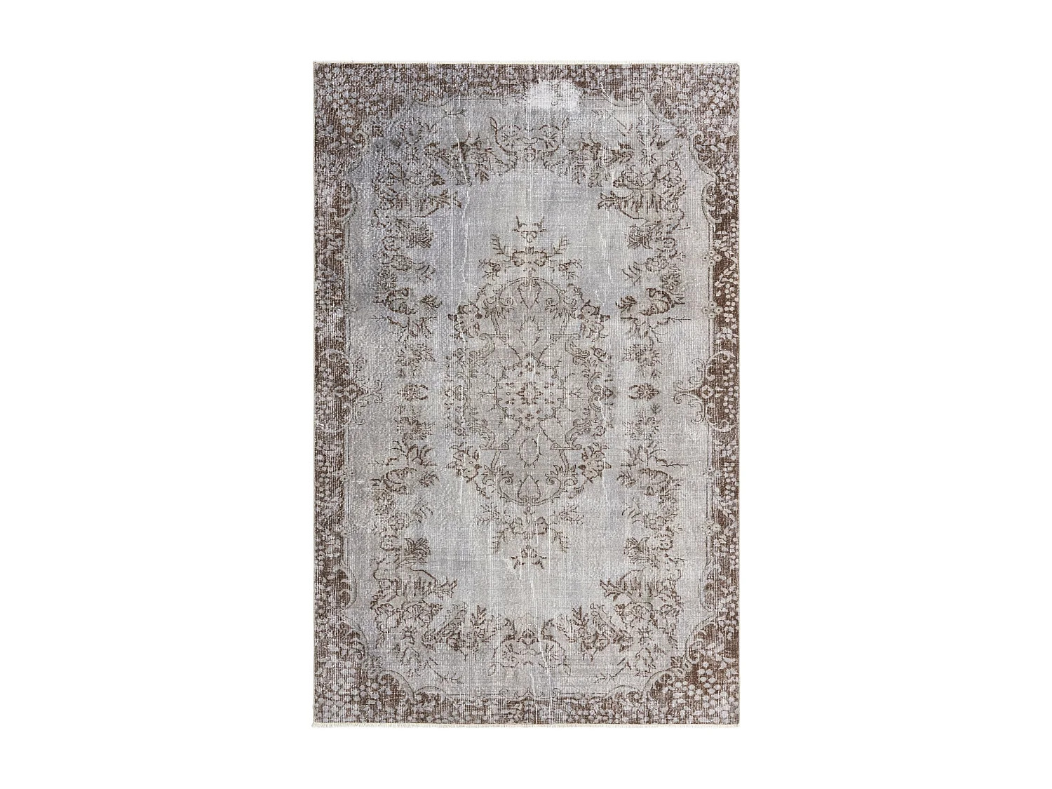 Tapis de laine 185x292 gris Ultra Vintage