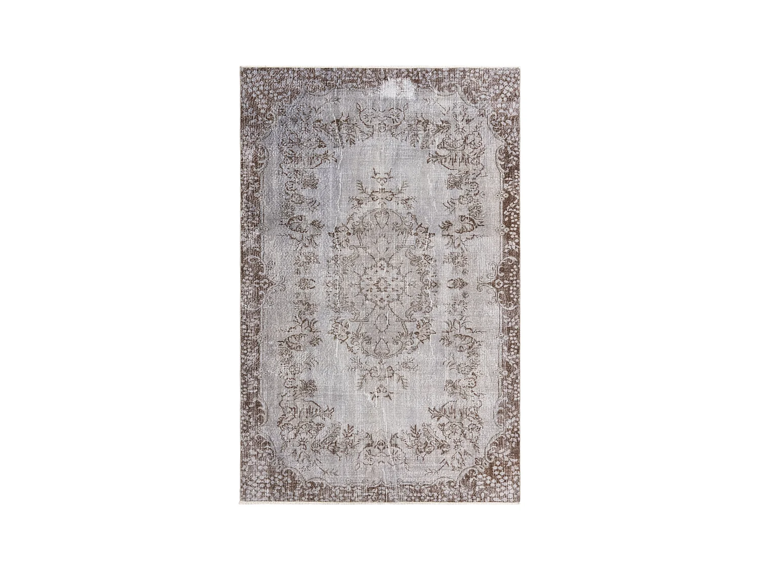 Tapis de laine 185x292 gris Ultra Vintage