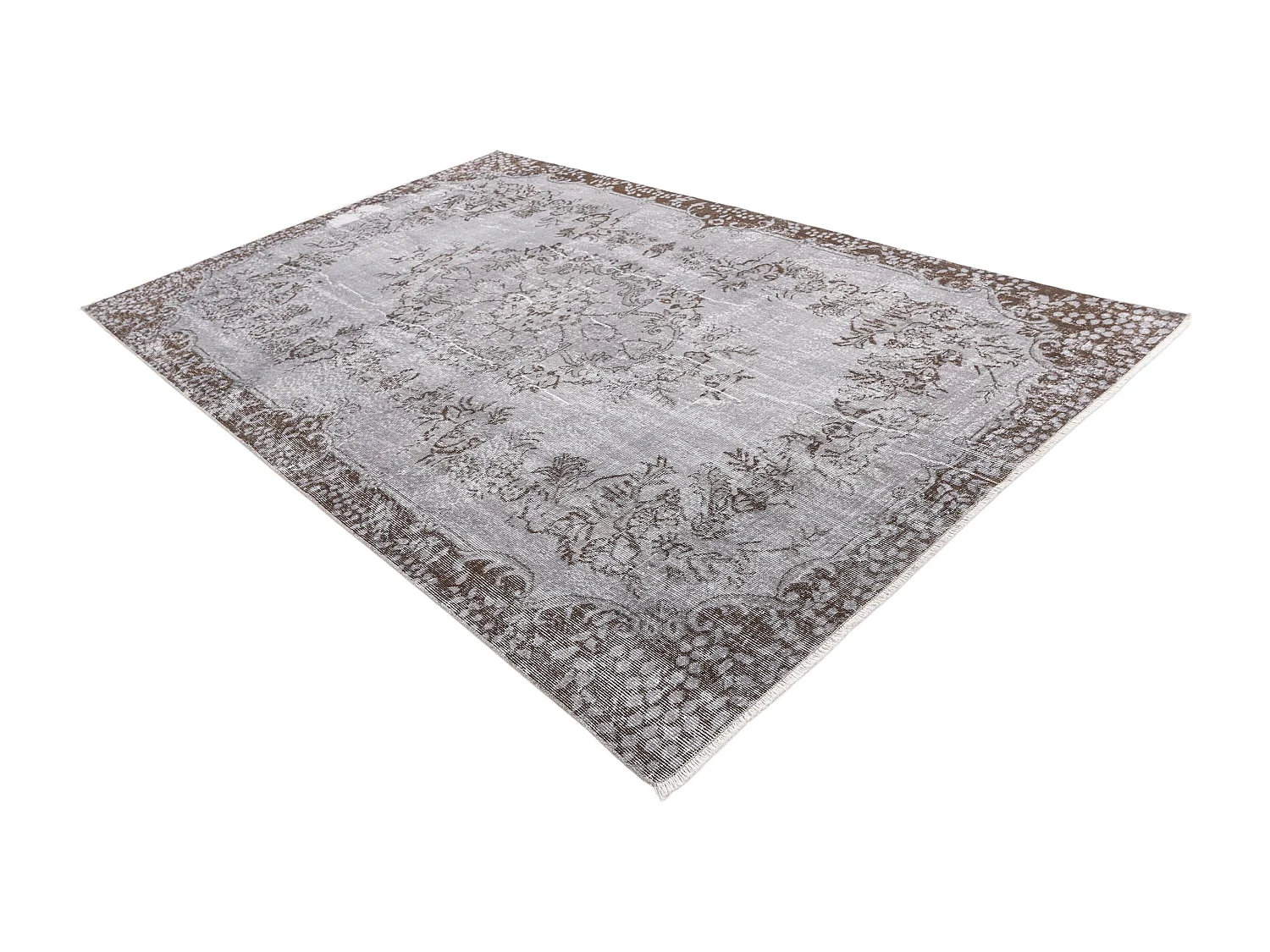 Tapis de laine 185x292 gris Ultra Vintage