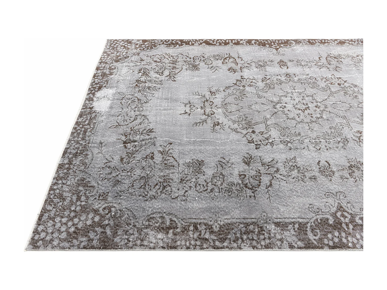 Tapis de laine 185x292 gris Ultra Vintage