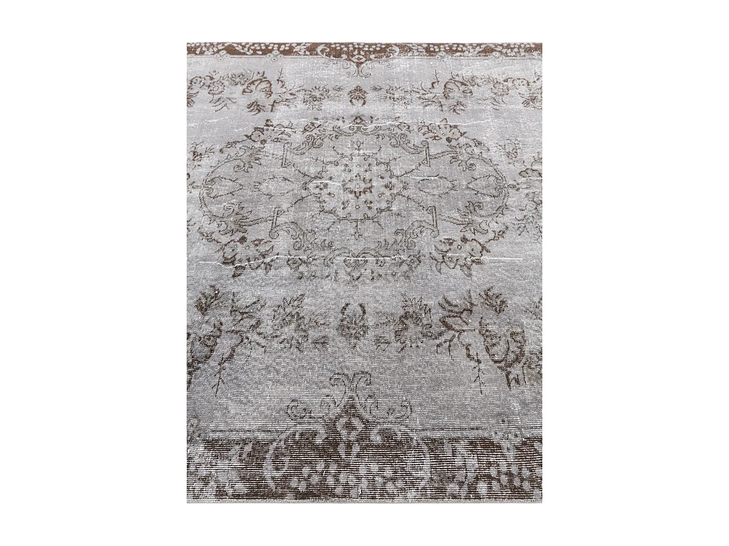 Tapis de laine 185x292 gris Ultra Vintage