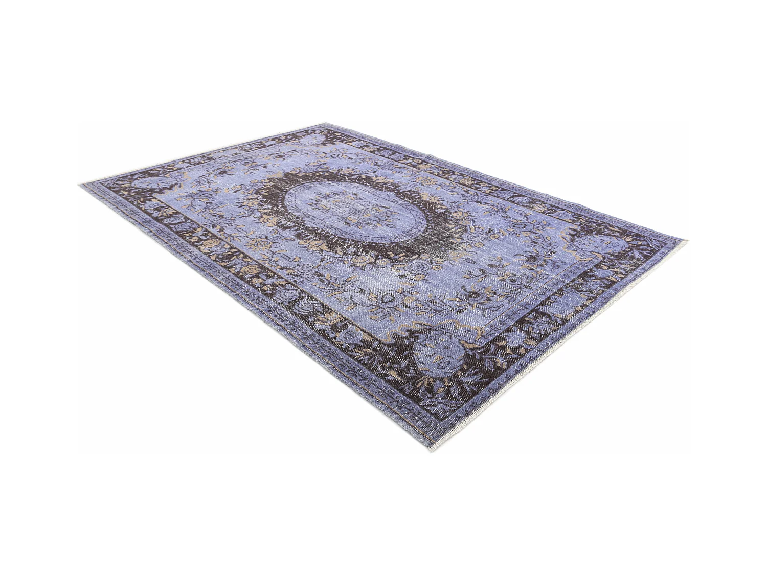 Tappeto in lana 178x282 Viola Ultra Vintage