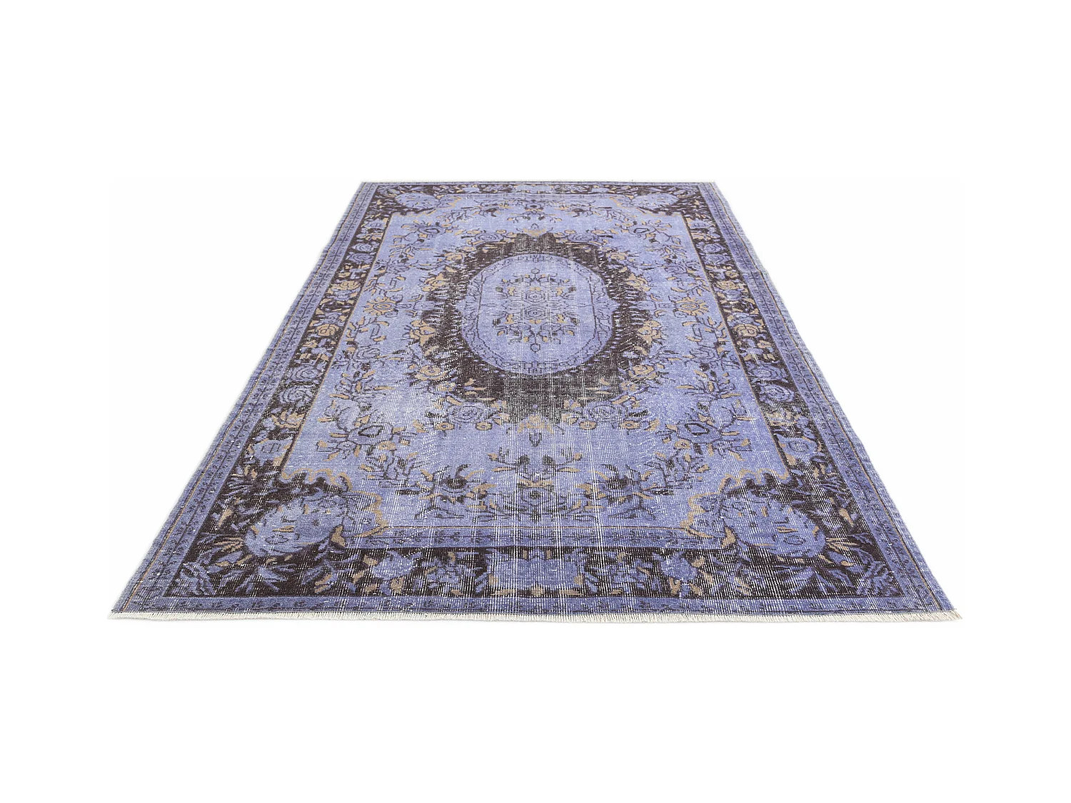 Tappeto in lana 178x282 Viola Ultra Vintage