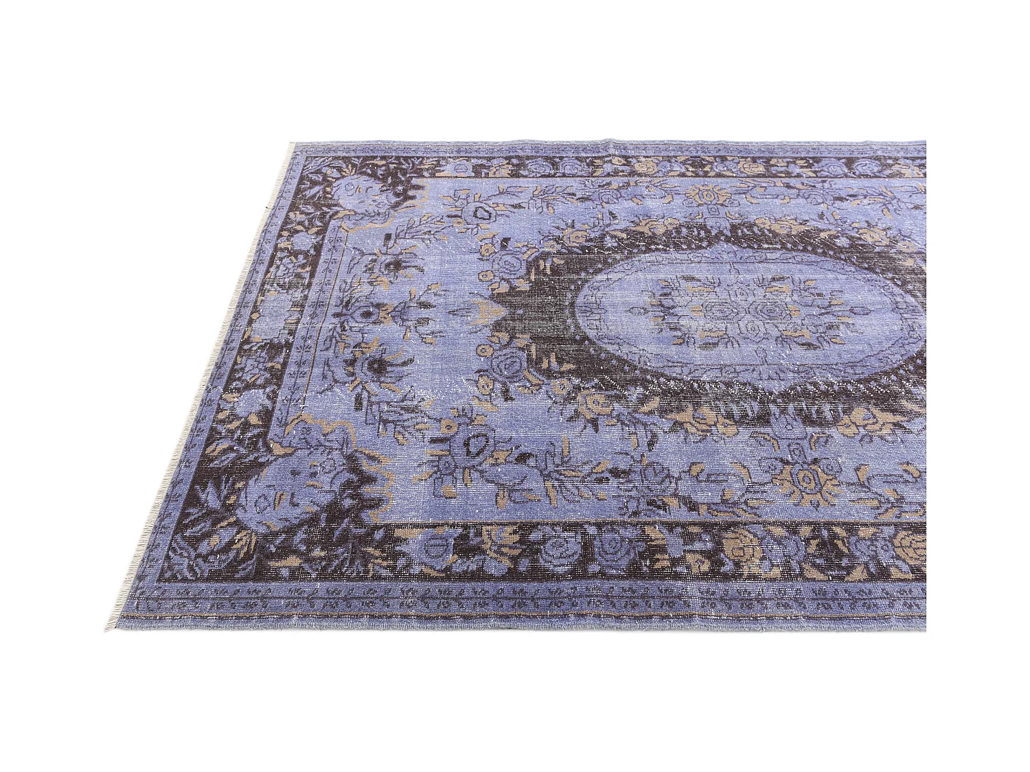 Tappeto in lana 178x282 Viola Ultra Vintage