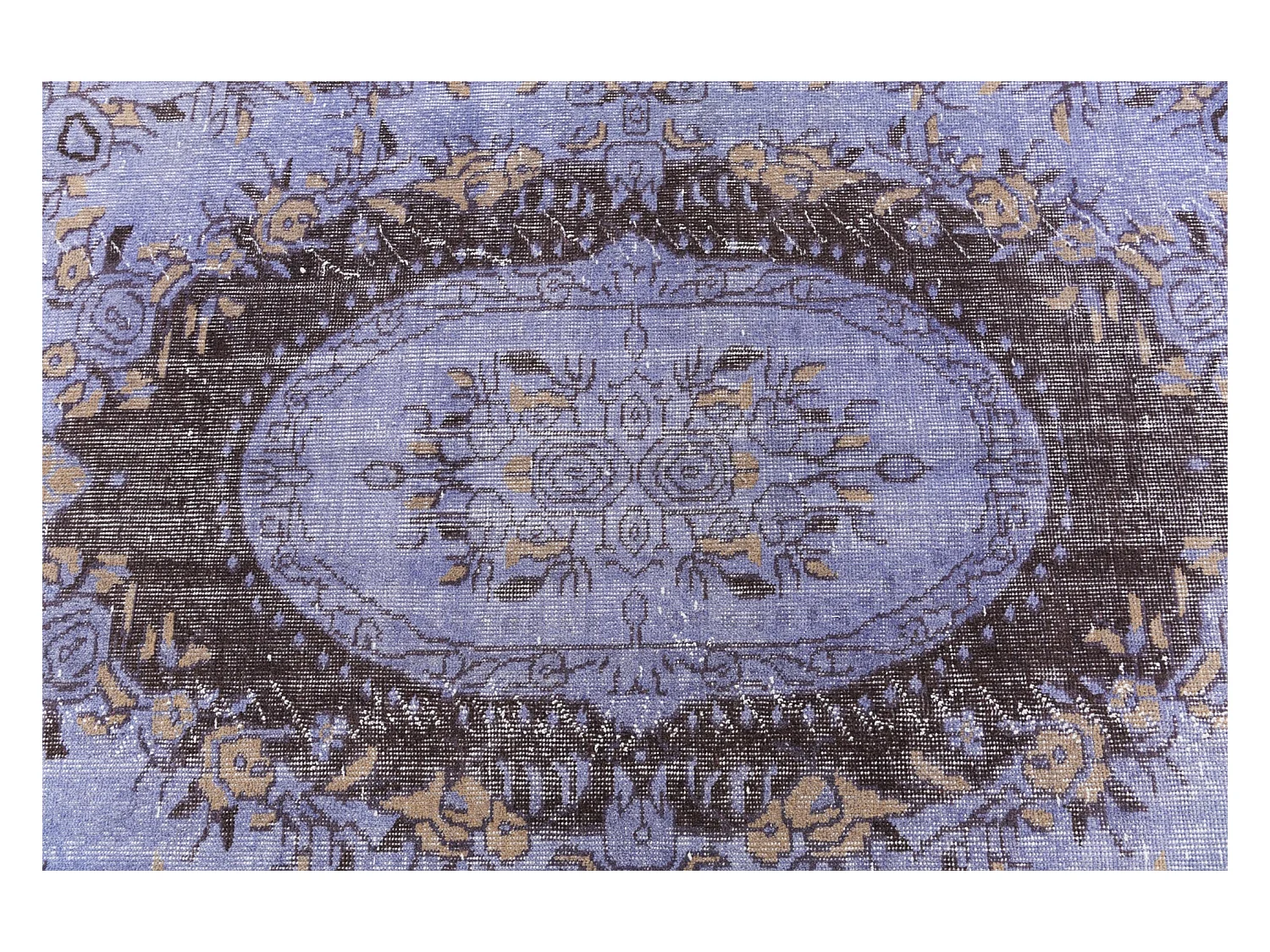 Tappeto in lana 178x282 Viola Ultra Vintage