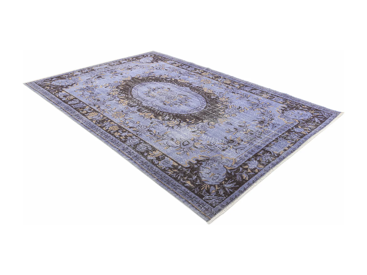 Tapis de laine 178x282 Violet Ultra Vintage