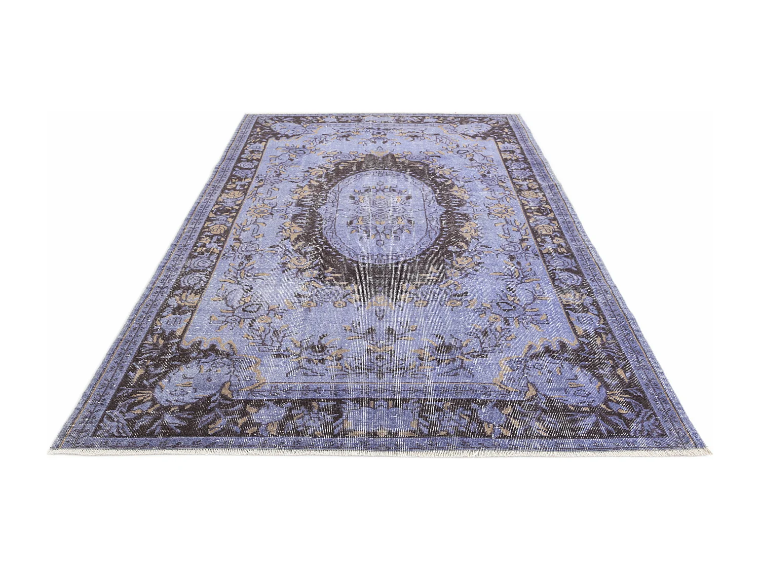 Tapis de laine 178x282 Violet Ultra Vintage