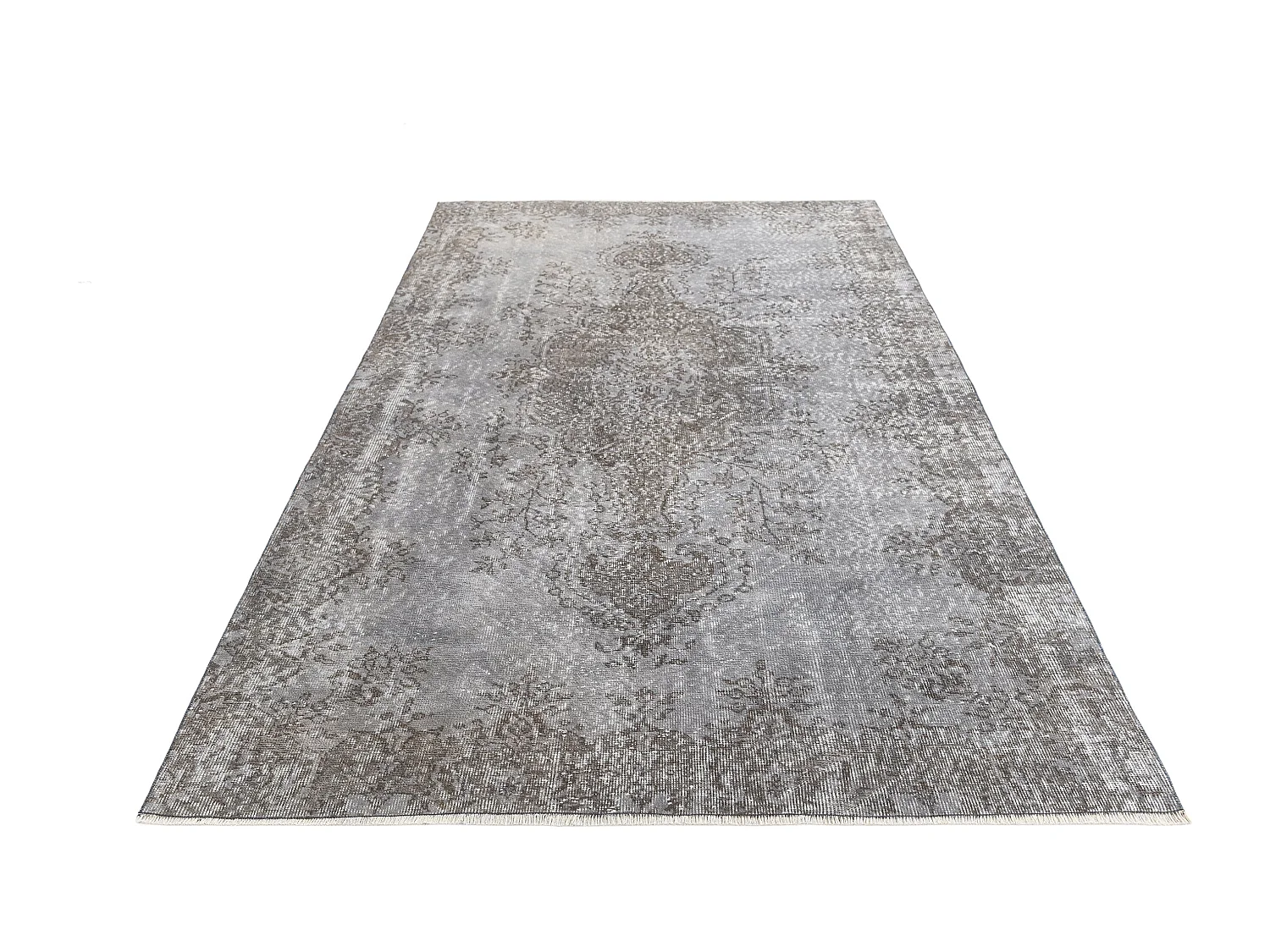 Tapis de laine 163x282 gris Ultra Vintage